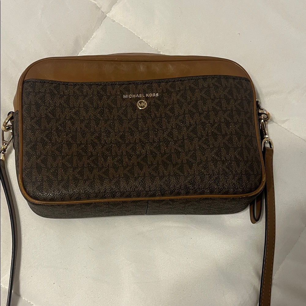 Michael Kors Men's Belt Bag in Brown and Tan